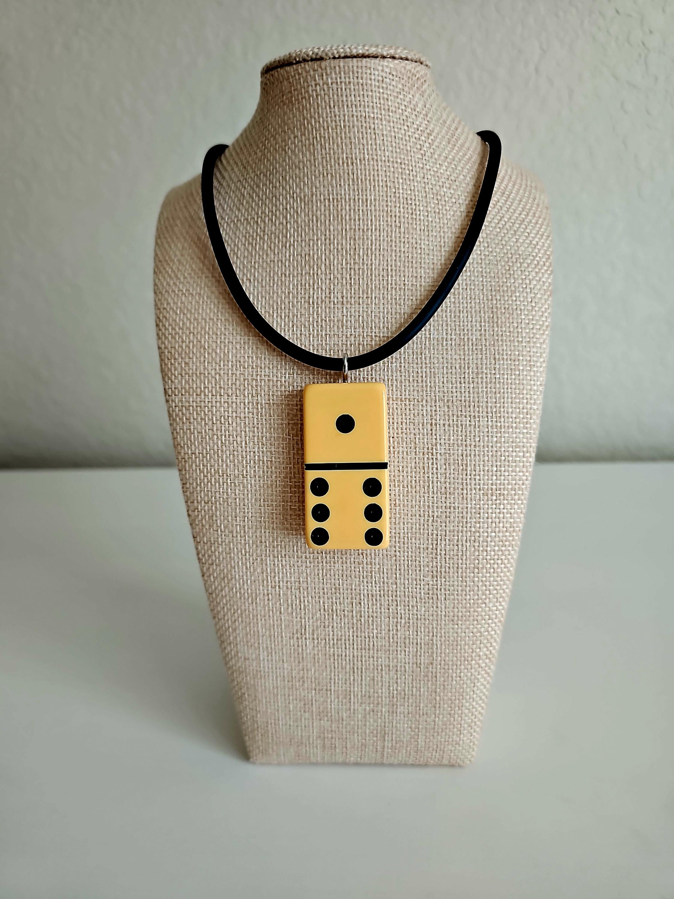 Series 1: Vintage Puremco Domino Necklace, 1950s, Number 13 of 28