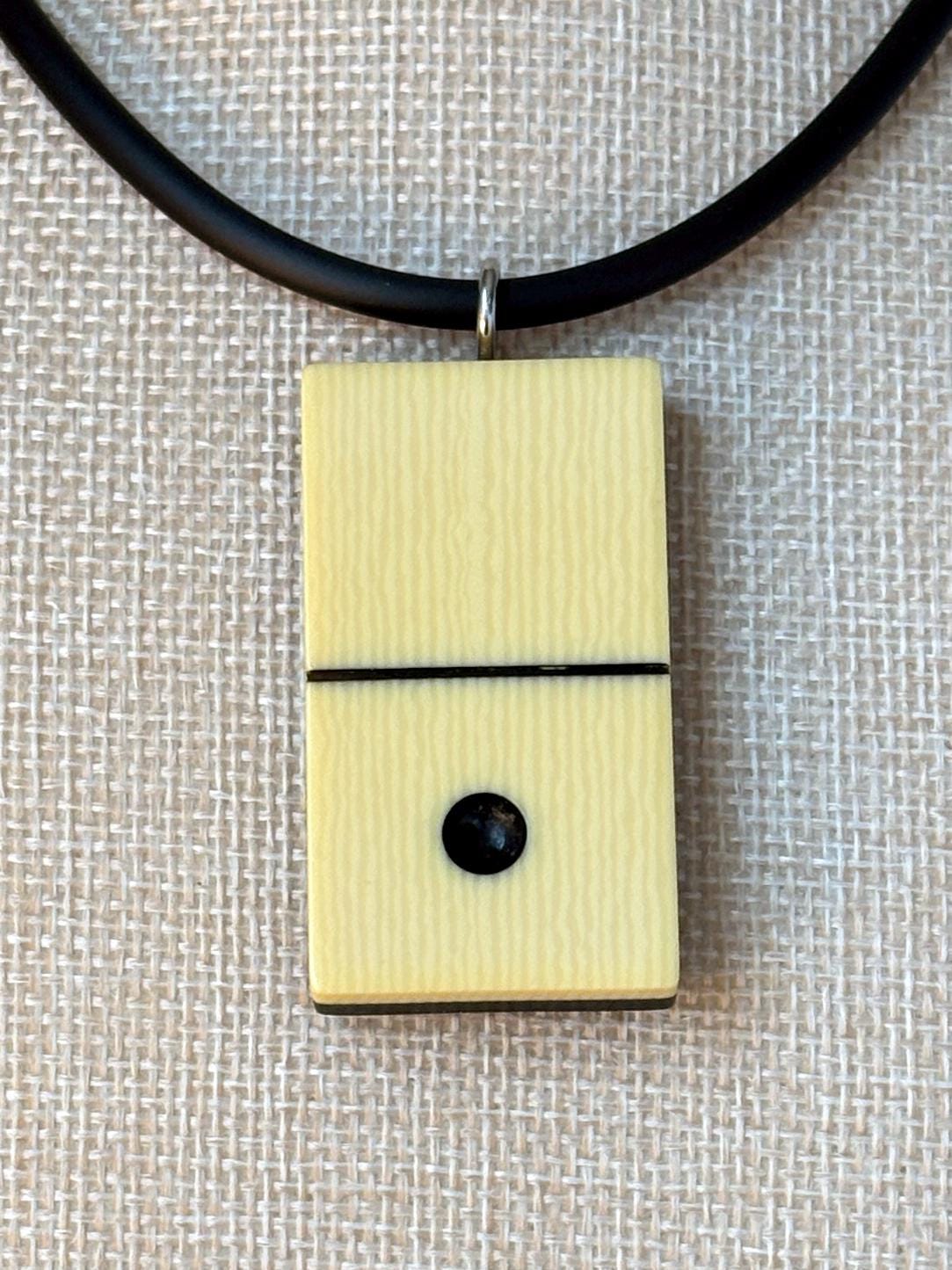 Series 7: Vintage Elkloid Domino Necklace, 1930s, Number 2 of 28