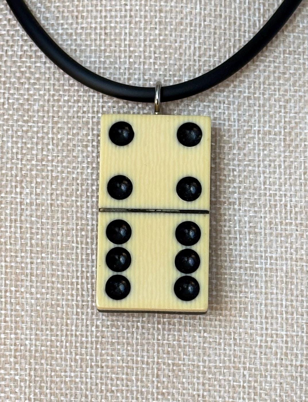 Series 7: Vintage Elkloid Domino Necklace, 1930s, Number 25 of 28