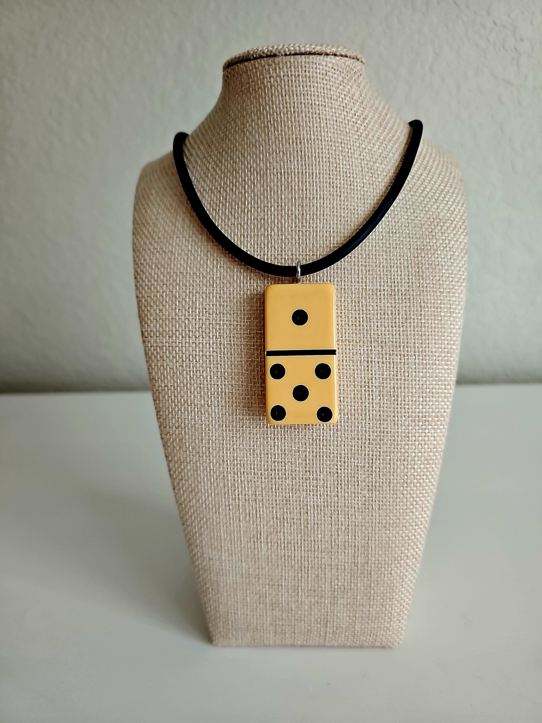 Series 1: Vintage Puremco Domino Necklace, 1950s, Number 12 of 28