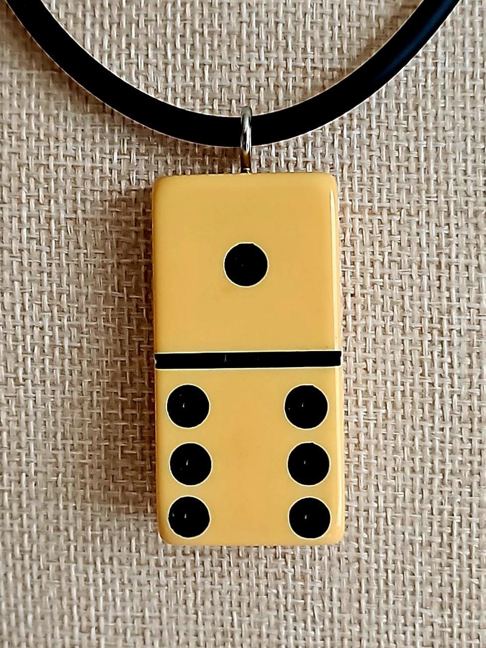 Series 1: Vintage Puremco Domino Necklace, 1950s, Number 13 of 28