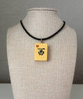 Series 11: Necklace from 1930s-1940s Vintage Mahjong Tile, West, Number 36 of 144