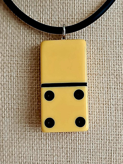 Series 1: Vintage Puremco Domino Necklace, 1950s, Number 5 of 28
