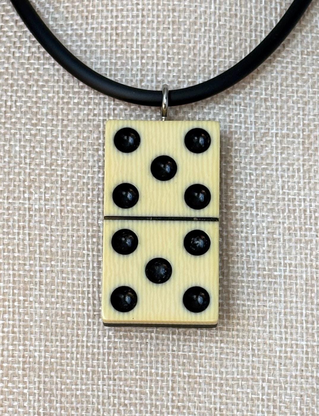 Series 7: Vintage Elkloid Domino Necklace, 1930s, Number 26 of 28