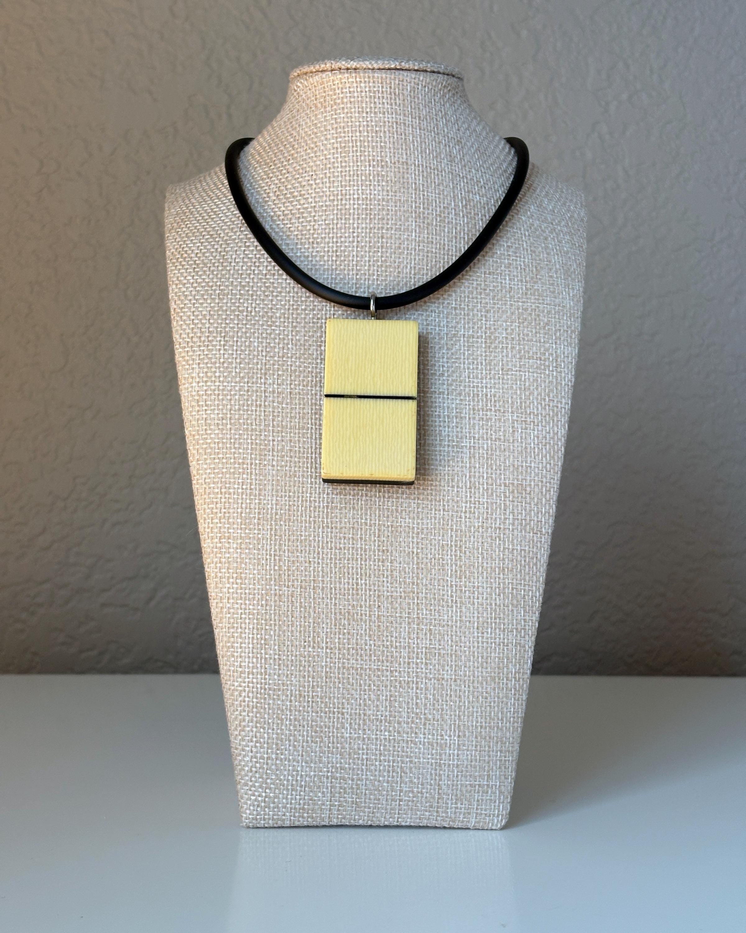 Series 7: Vintage Elkloid Domino Necklace, 1930s, Number 1 of 28