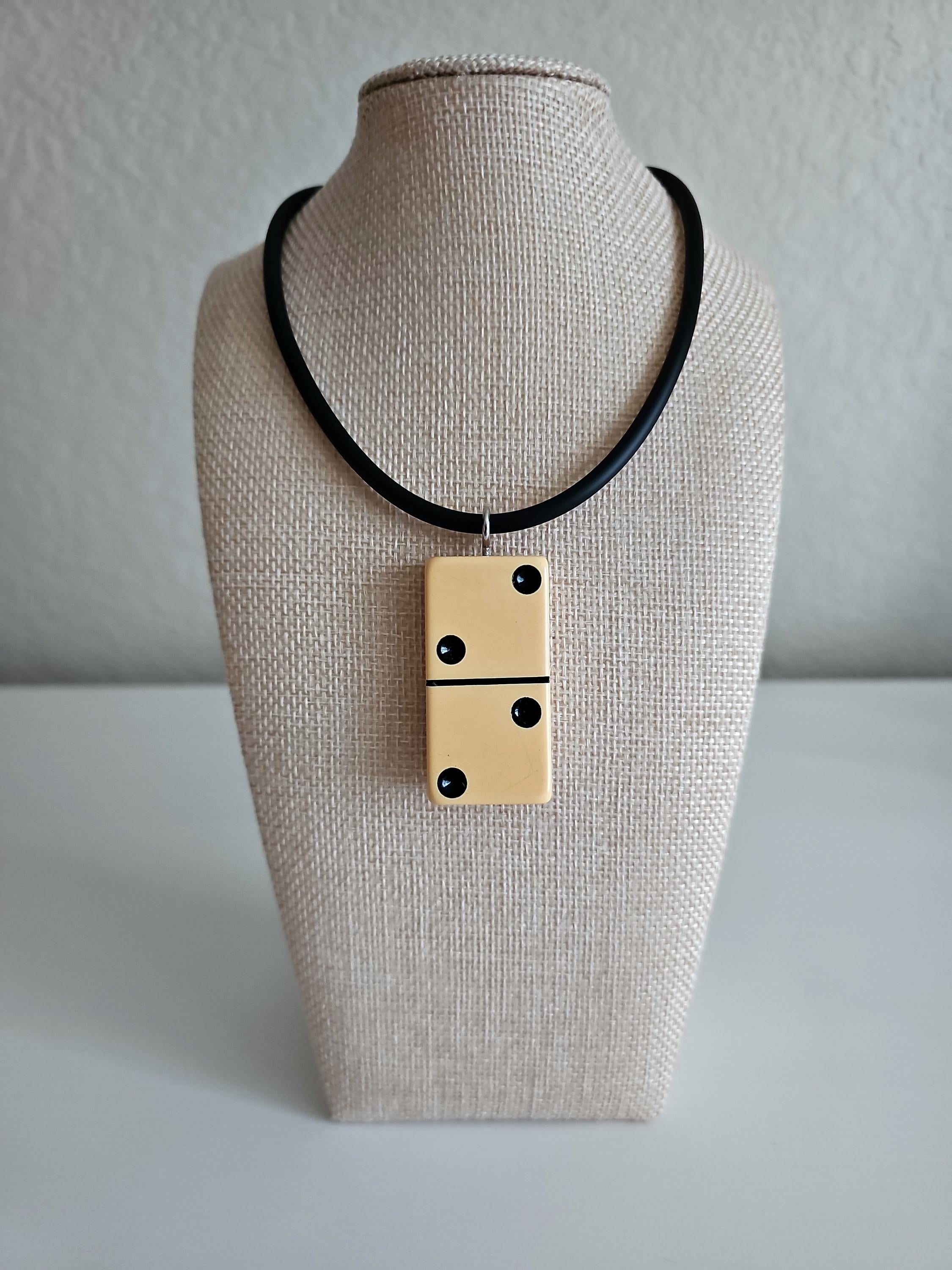 Series 4: Vintage Puremco Domino Necklace, 1960s, Number 14 of 28