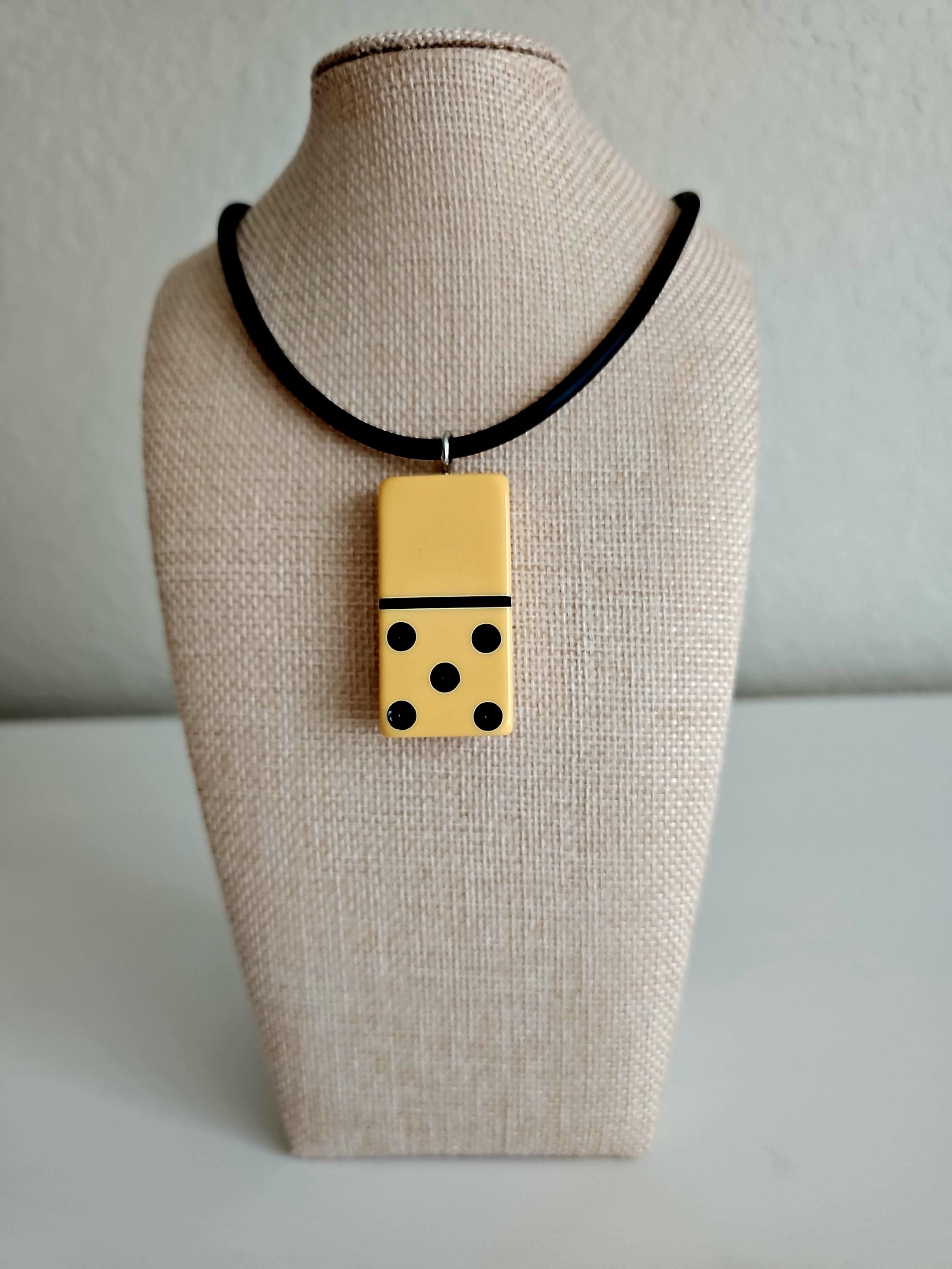 Series 1: Vintage Puremco Domino Necklace, 1950s, Number 6 of 28