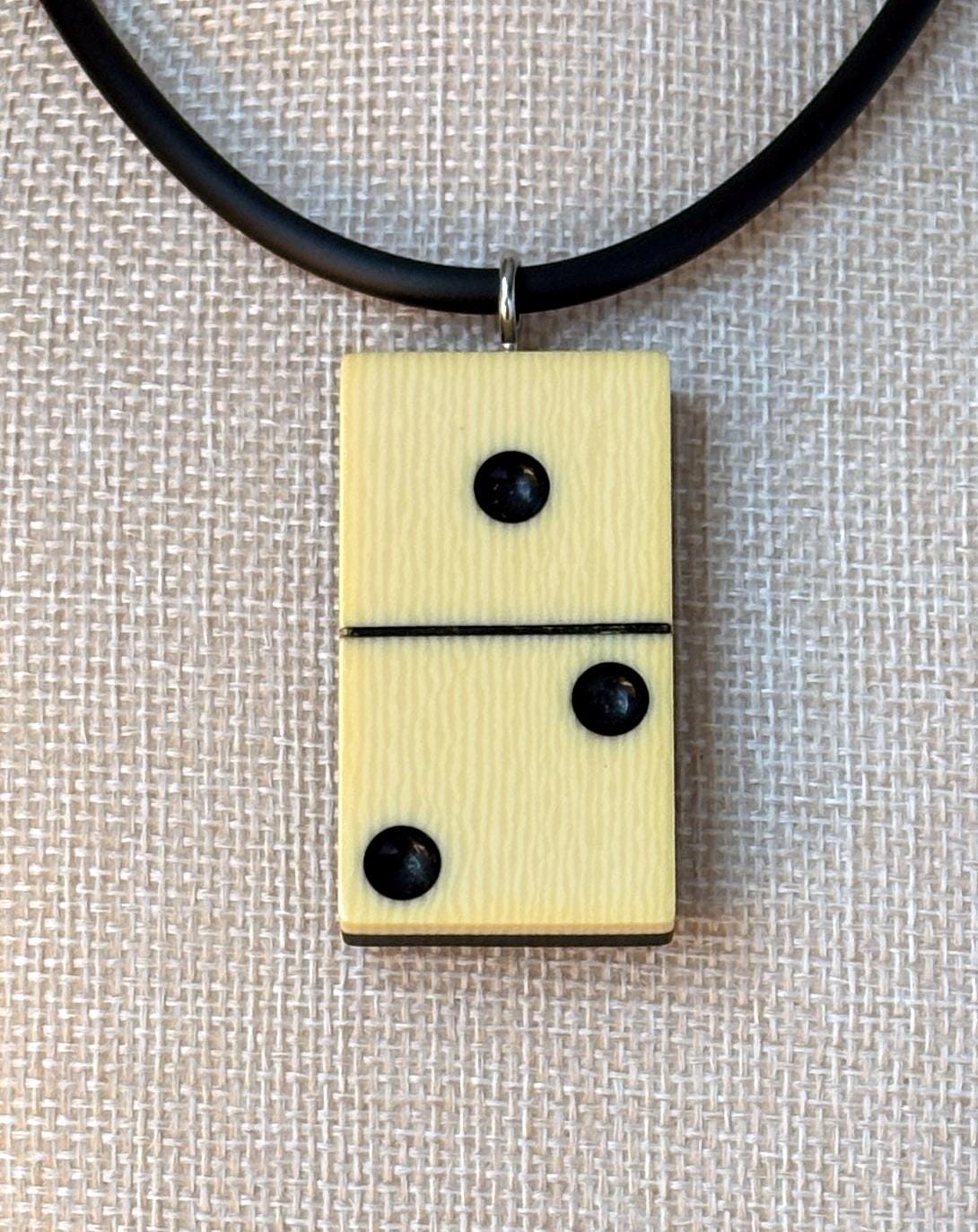 Series 7: Vintage Elkloid Domino Necklace, 1930s, Number 9 of 28