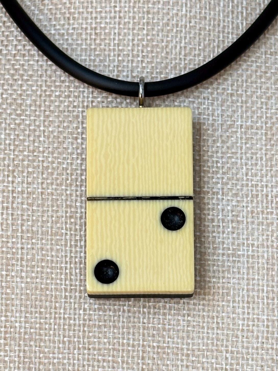 Series 7: Vintage Elkloid Domino Necklace, 1930s, Number 3 of 28