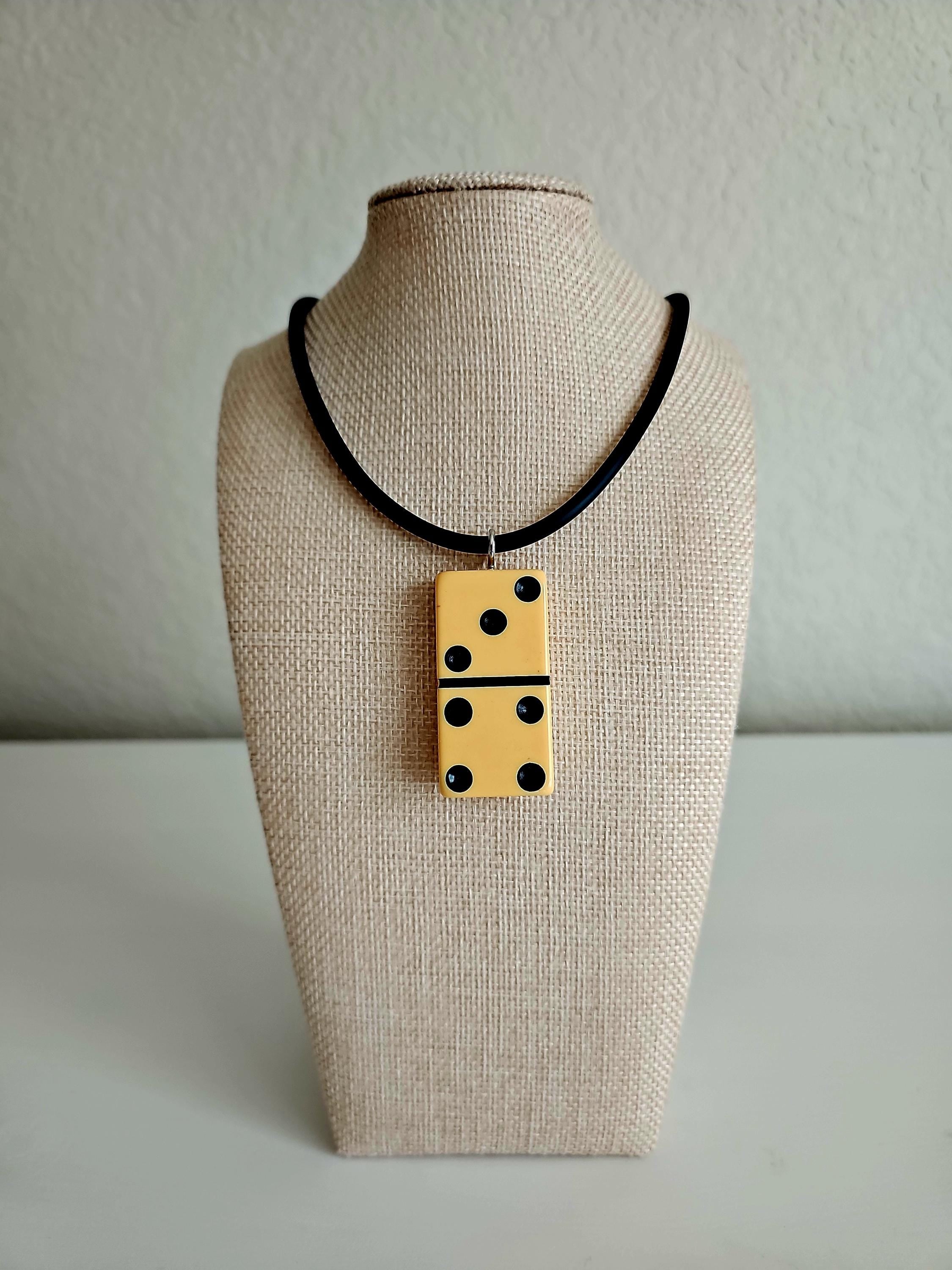 Series 1: Vintage Puremco Domino Necklace, 1950s, Number 20 of 28