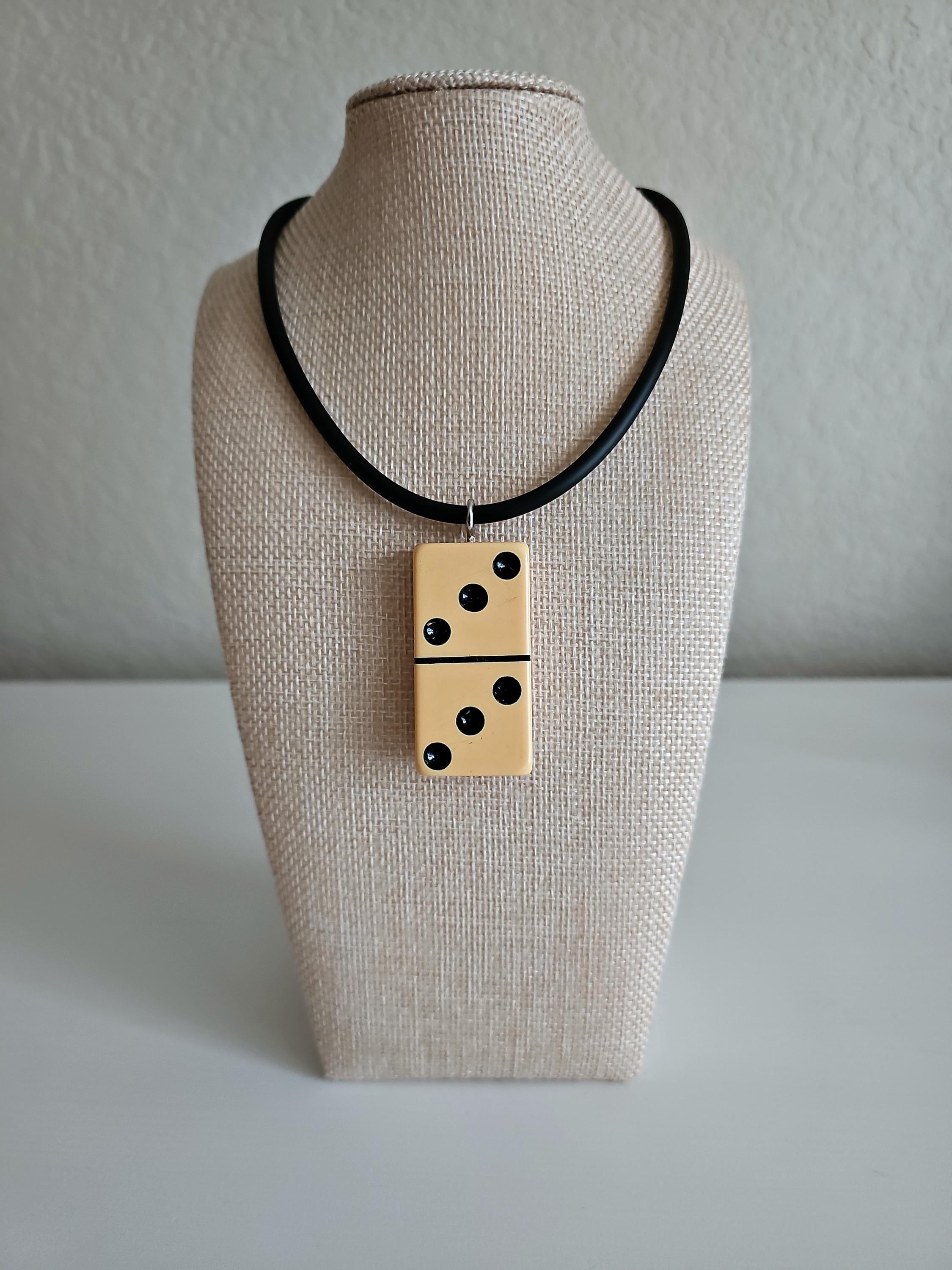 Series 4: Vintage Puremco Domino Necklace, 1960s, Number 19 of 28