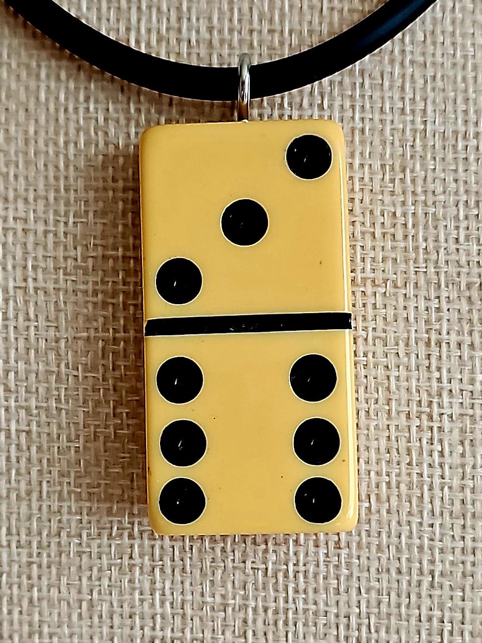 Series 1: Vintage Puremco Domino Necklace, 1950s, Number 22 of 28