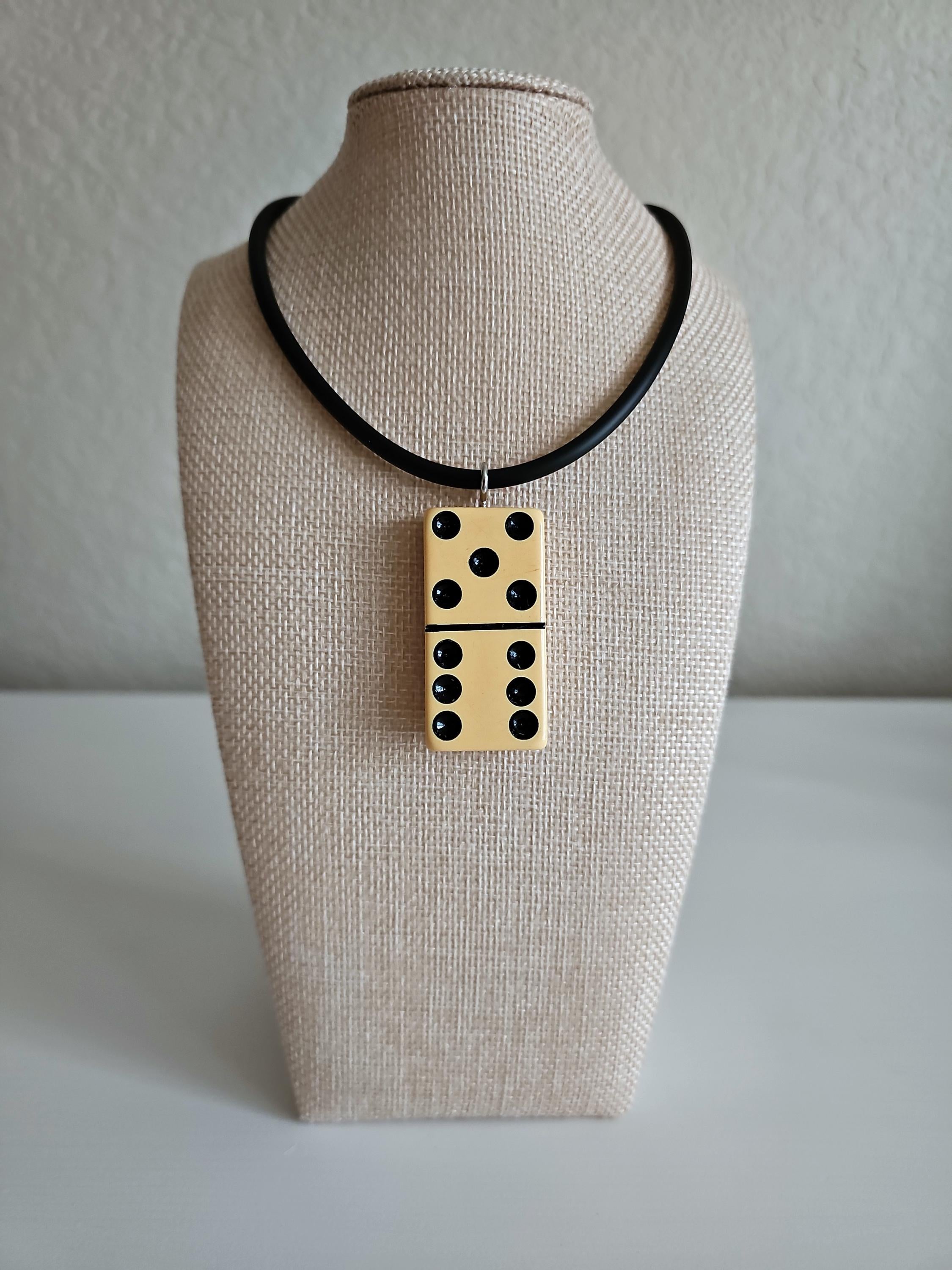 Series 4: Vintage Puremco Domino Necklace, 1960s, Number 27 of 28