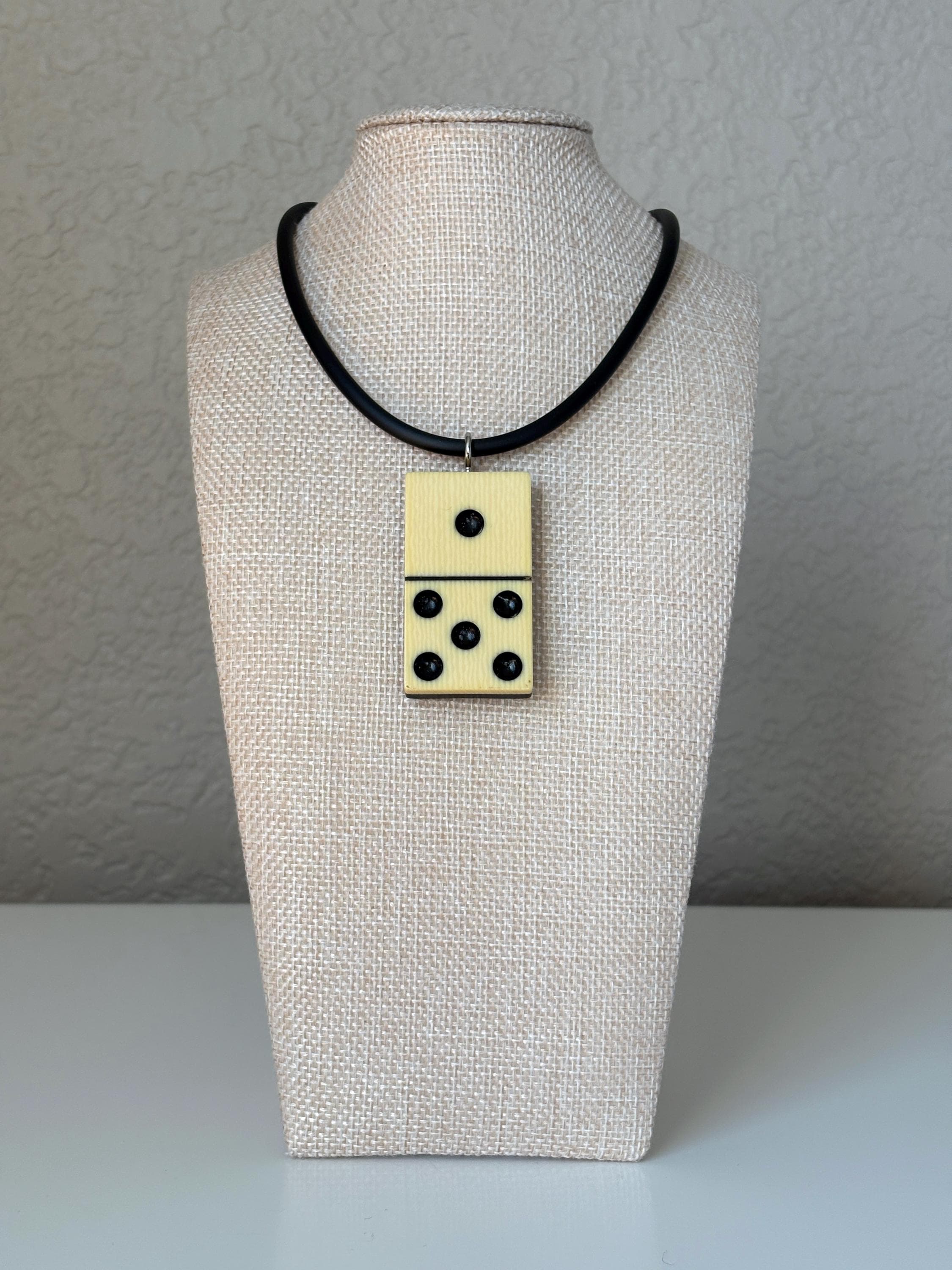 Series 7: Vintage Elkloid Domino Necklace, 1930s, Number 12 of 28