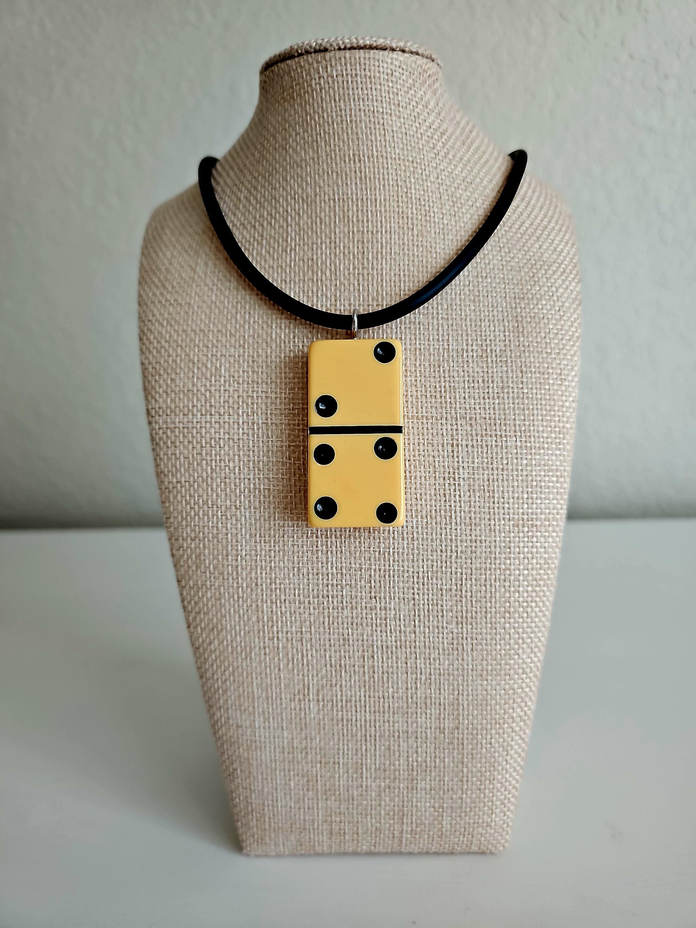 Series 1: Vintage Puremco Domino Necklace, 1950s, Number 16 of 28