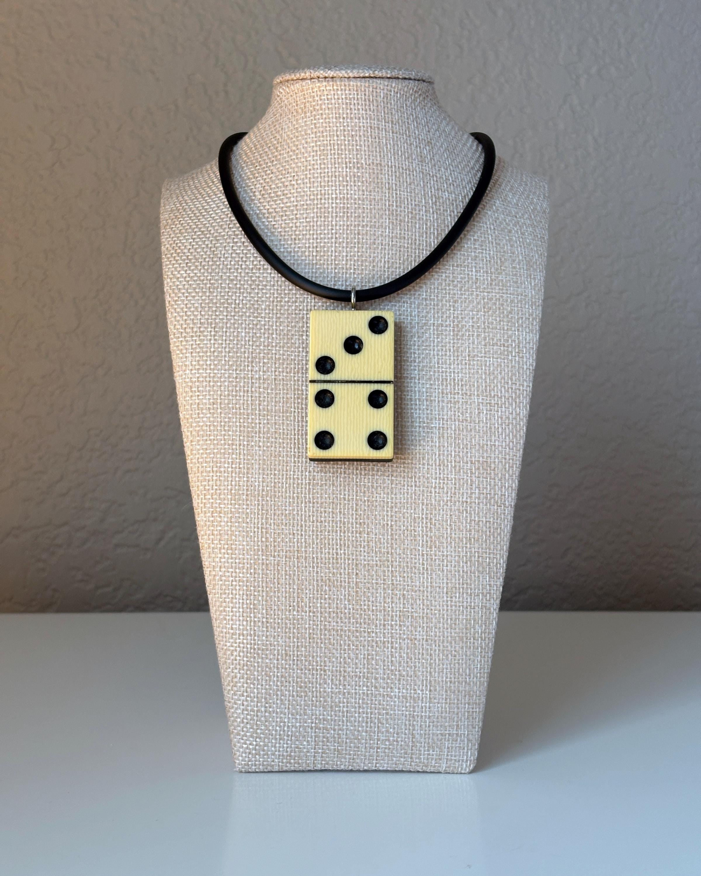 Series 7: Vintage Elkloid Domino Necklace, 1930s, Number 20 of 28
