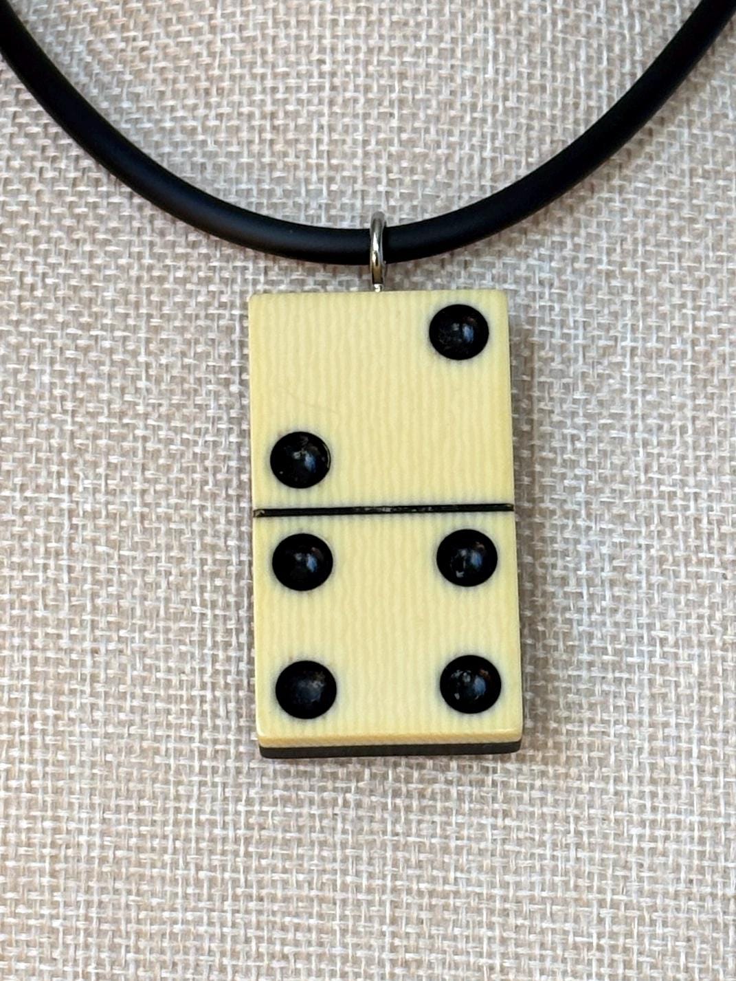 Series 7: Vintage Elkloid Domino Necklace, 1930s, Number 16 of 28