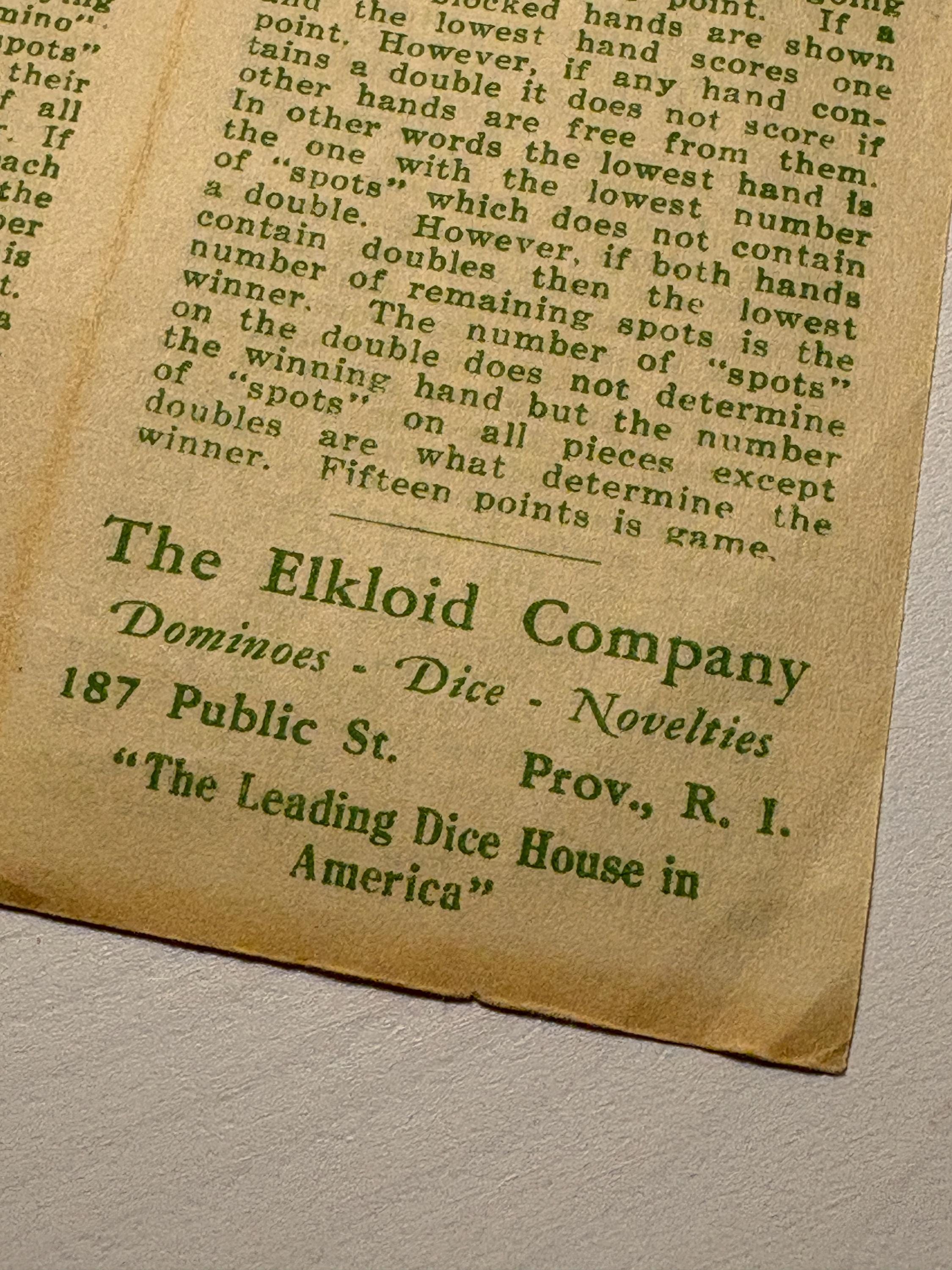 Series 7: Vintage Elkloid Domino Necklace, 1930s, Number 25 of 28