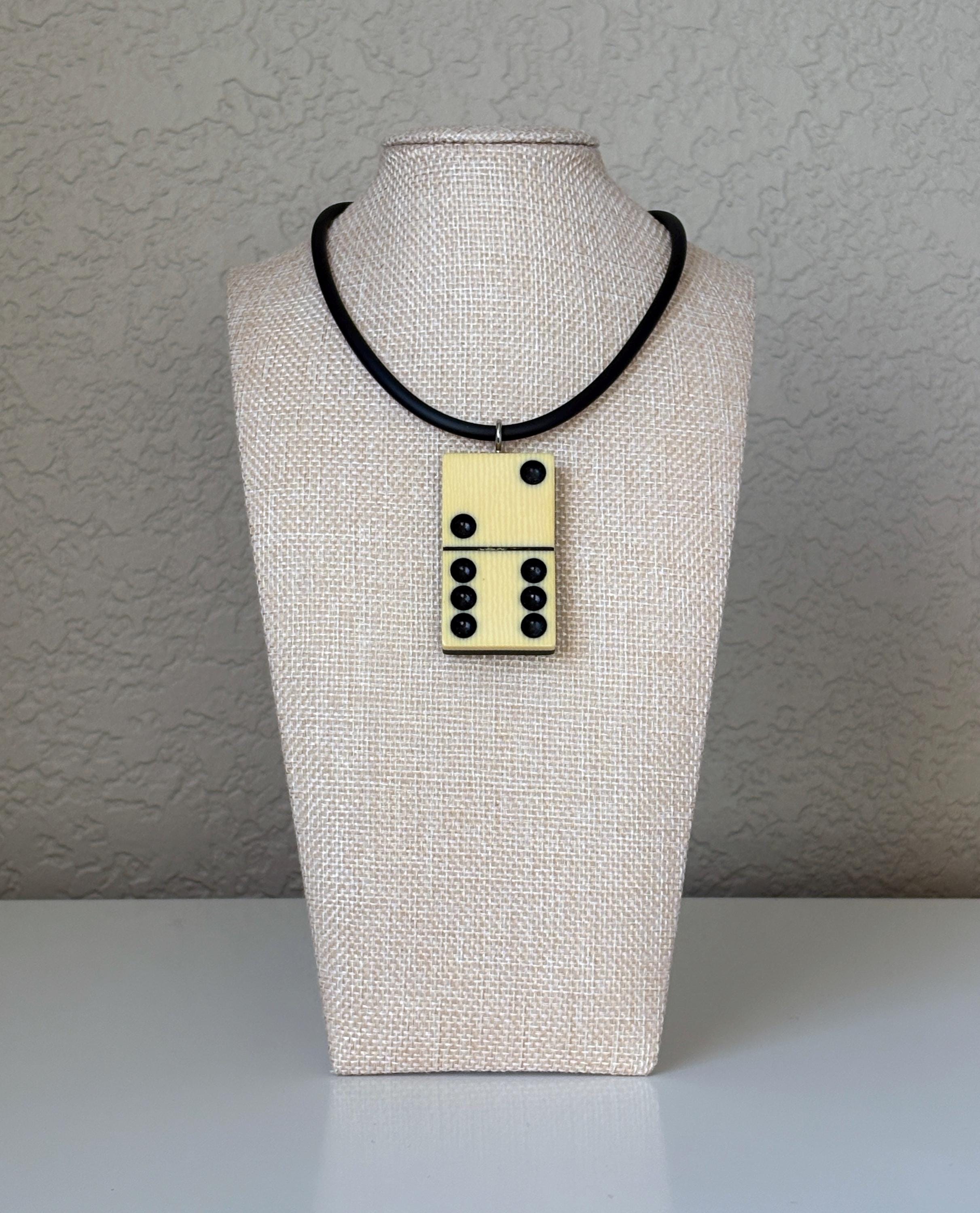 Series 7: Vintage Elkloid Domino Necklace, 1930s, Number 18 of 28