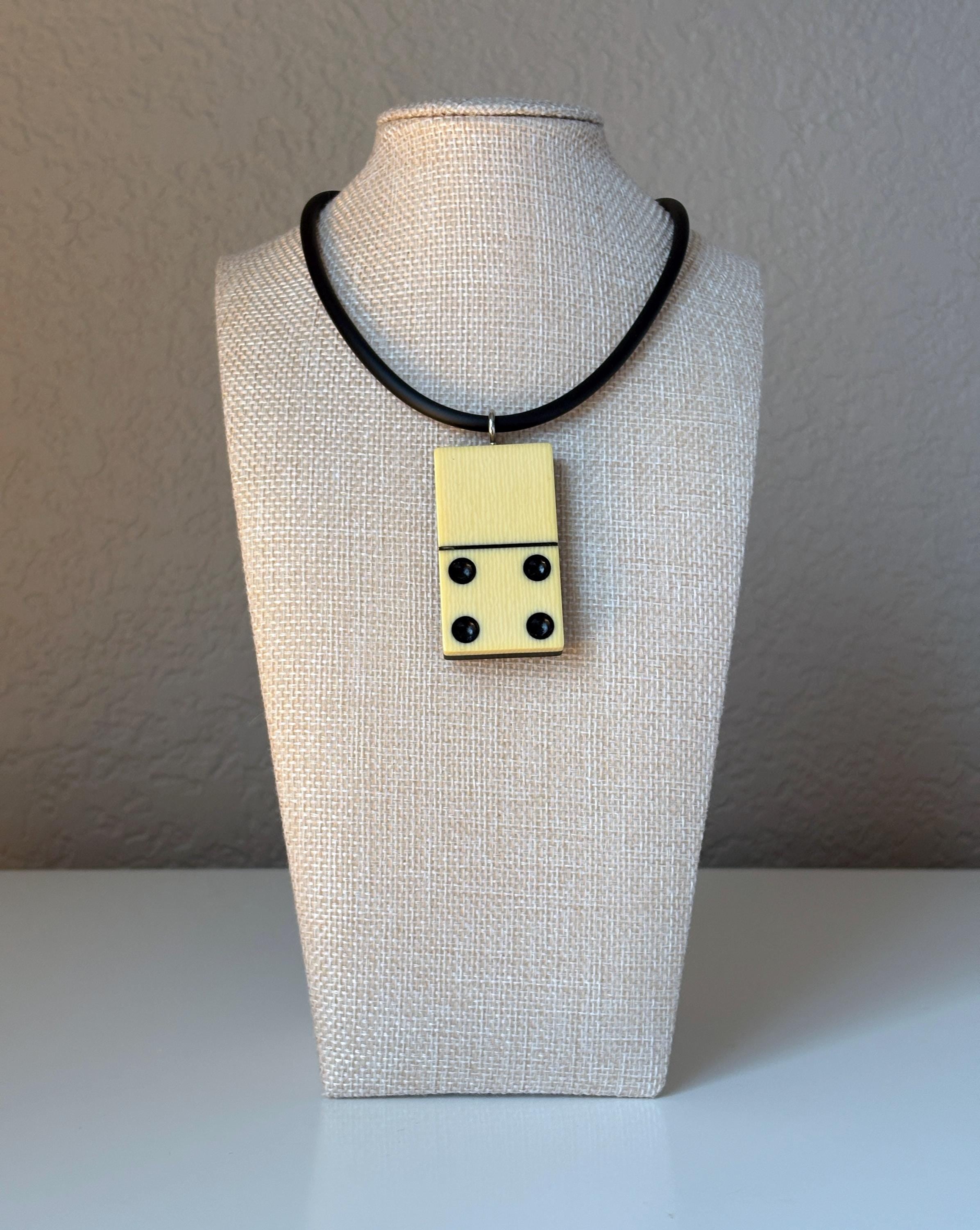 Series 7: Vintage Elkloid Domino Necklace, 1930s, Number 5 of 28