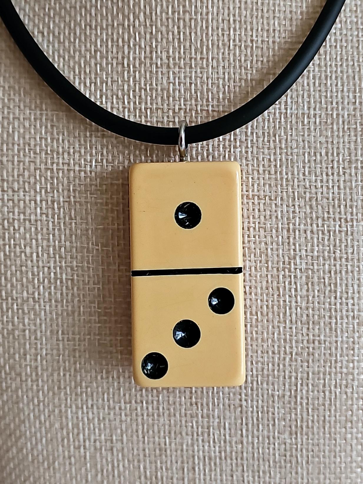 Series 4: Vintage Puremco Domino Necklace, 1960s, Number 10 of 28