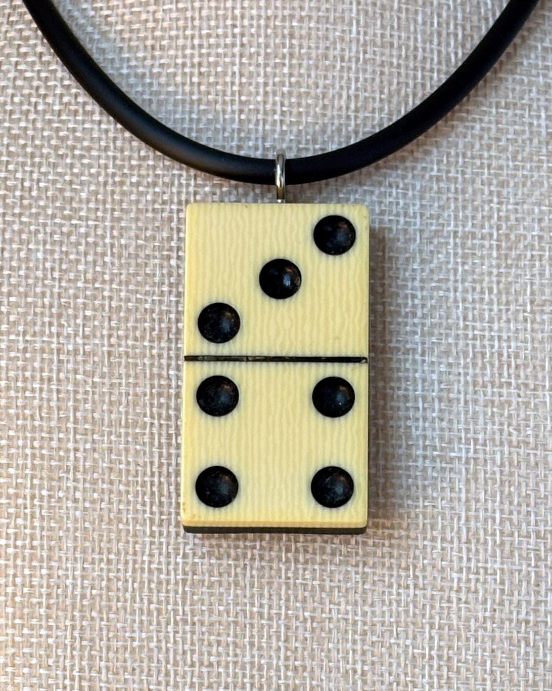 Series 7: Vintage Elkloid Domino Necklace, 1930s, Number 20 of 28