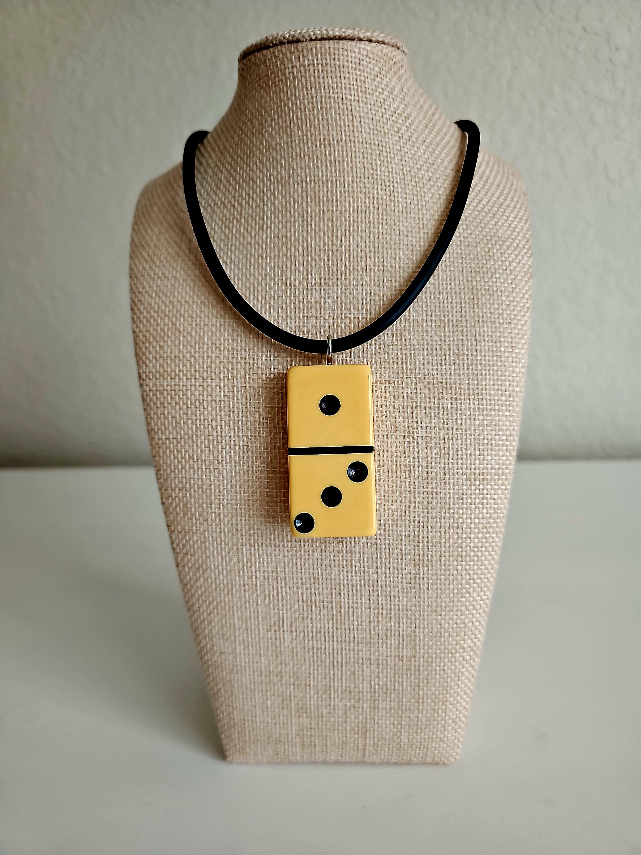 Series 1: Vintage Puremco Domino Necklace, 1950s, Number 10 of 28