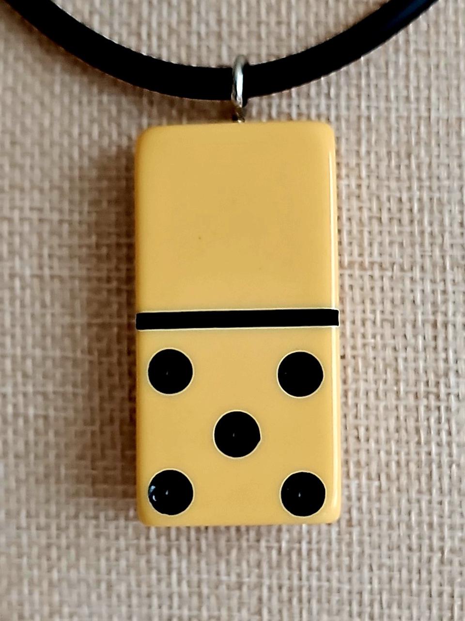 Series 1: Vintage Puremco Domino Necklace, 1950s, Number 6 of 28