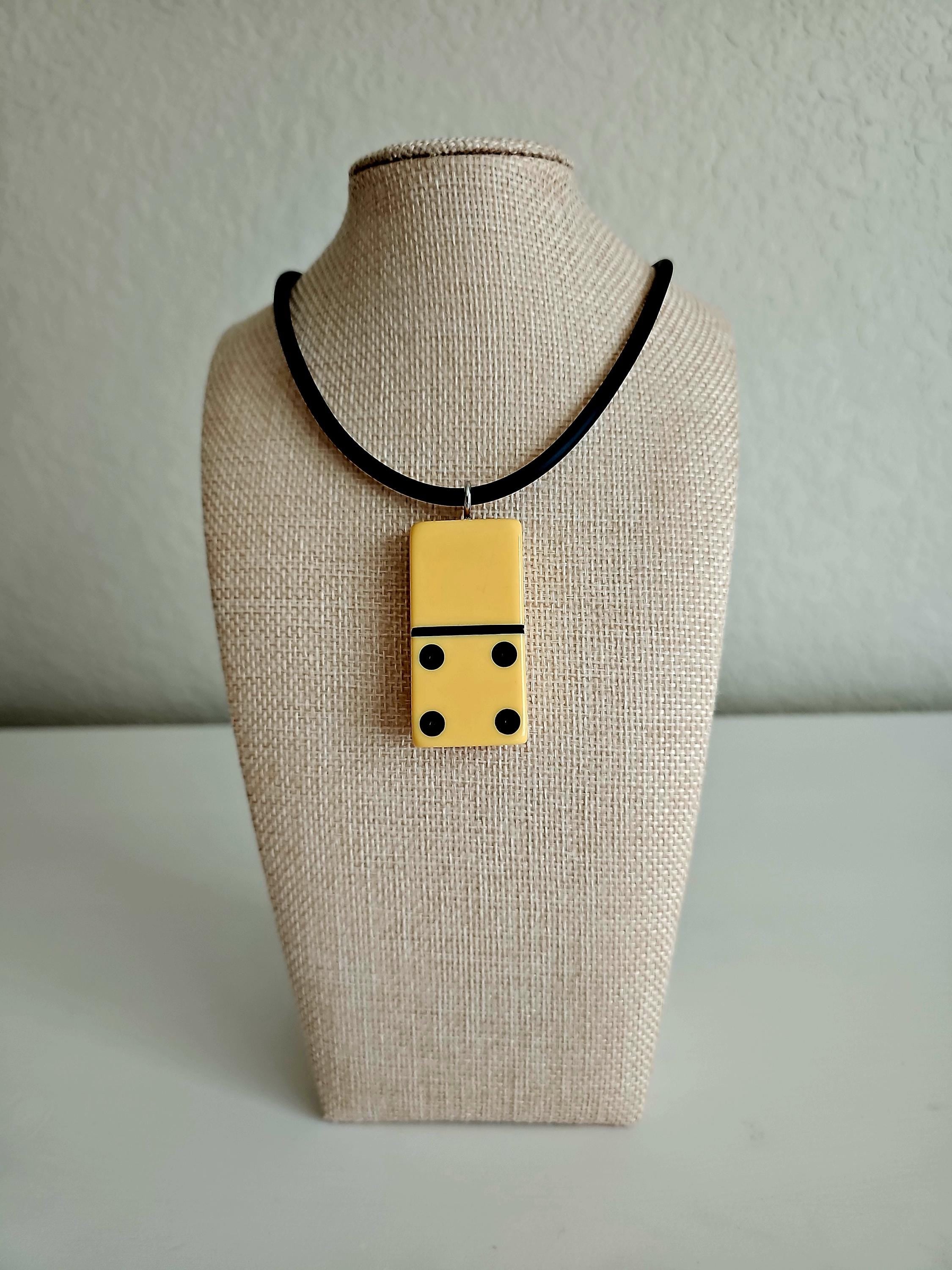 Series 1: Vintage Puremco Domino Necklace, 1950s, Number 5 of 28