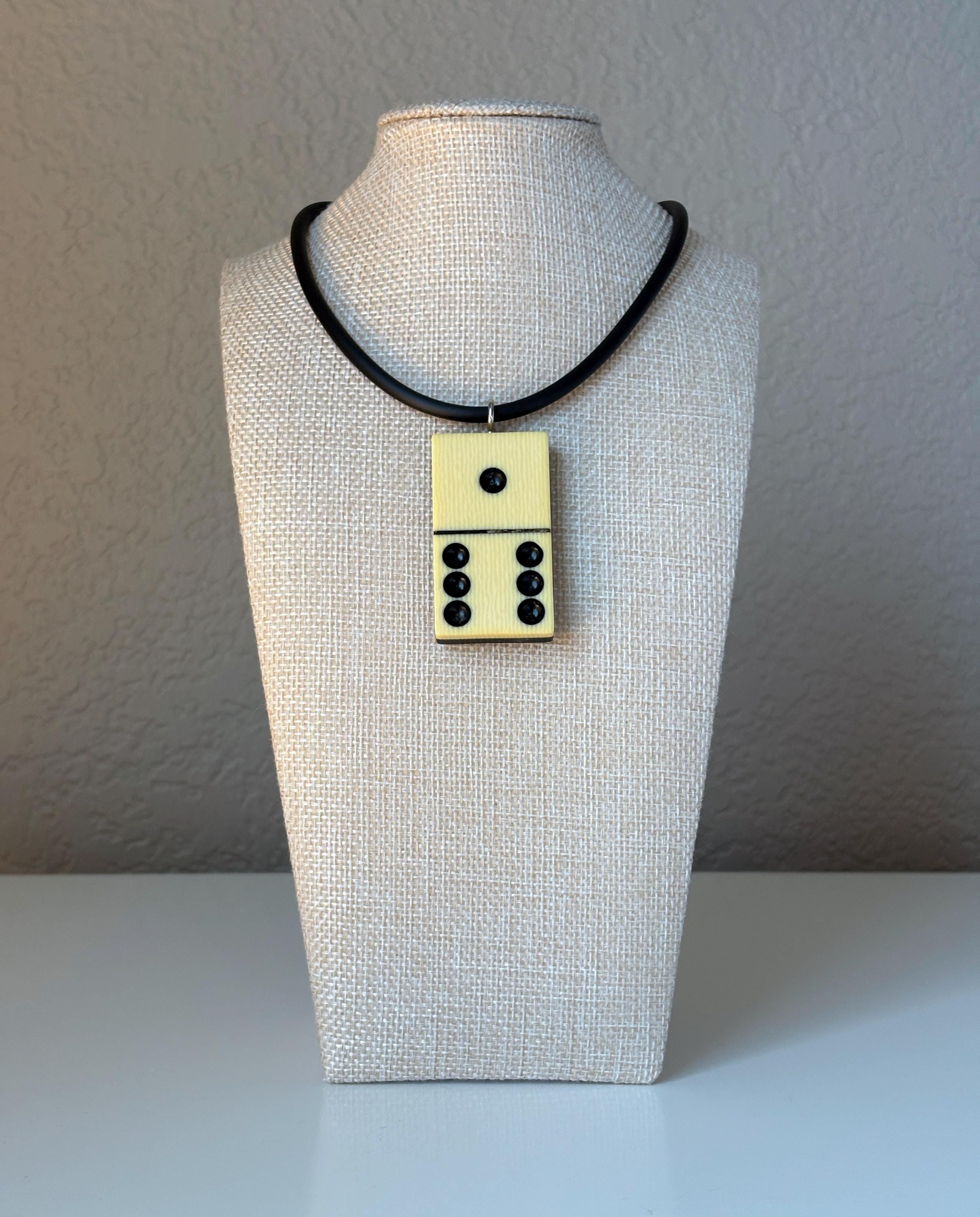 Series 7: Vintage Elkloid Domino Necklace, Number 13 of 28