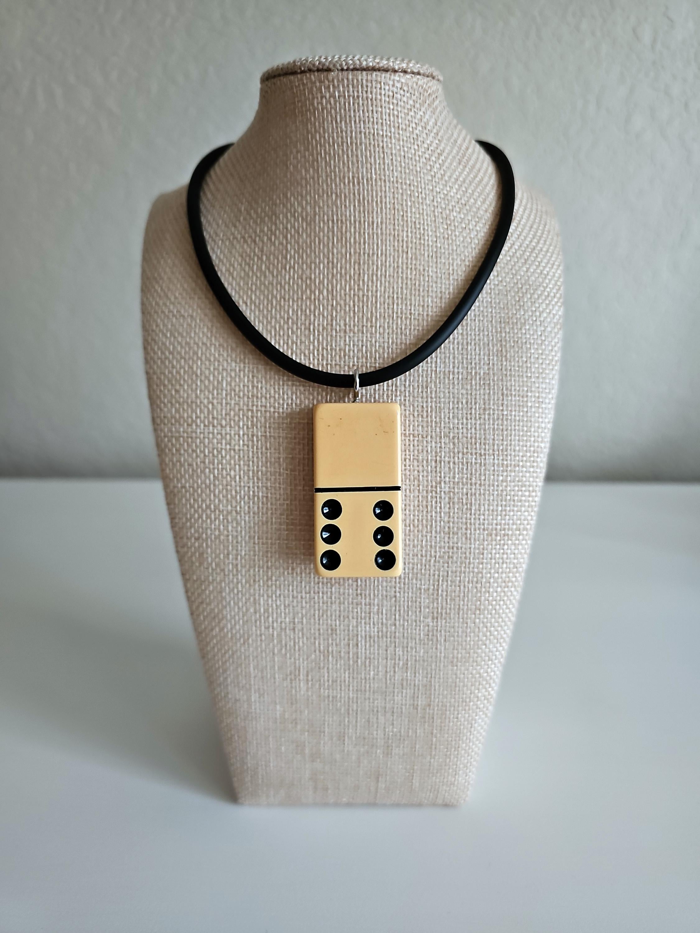 Series 4: Vintage Puremco Domino Necklace, 1960s, Number 7 of 28