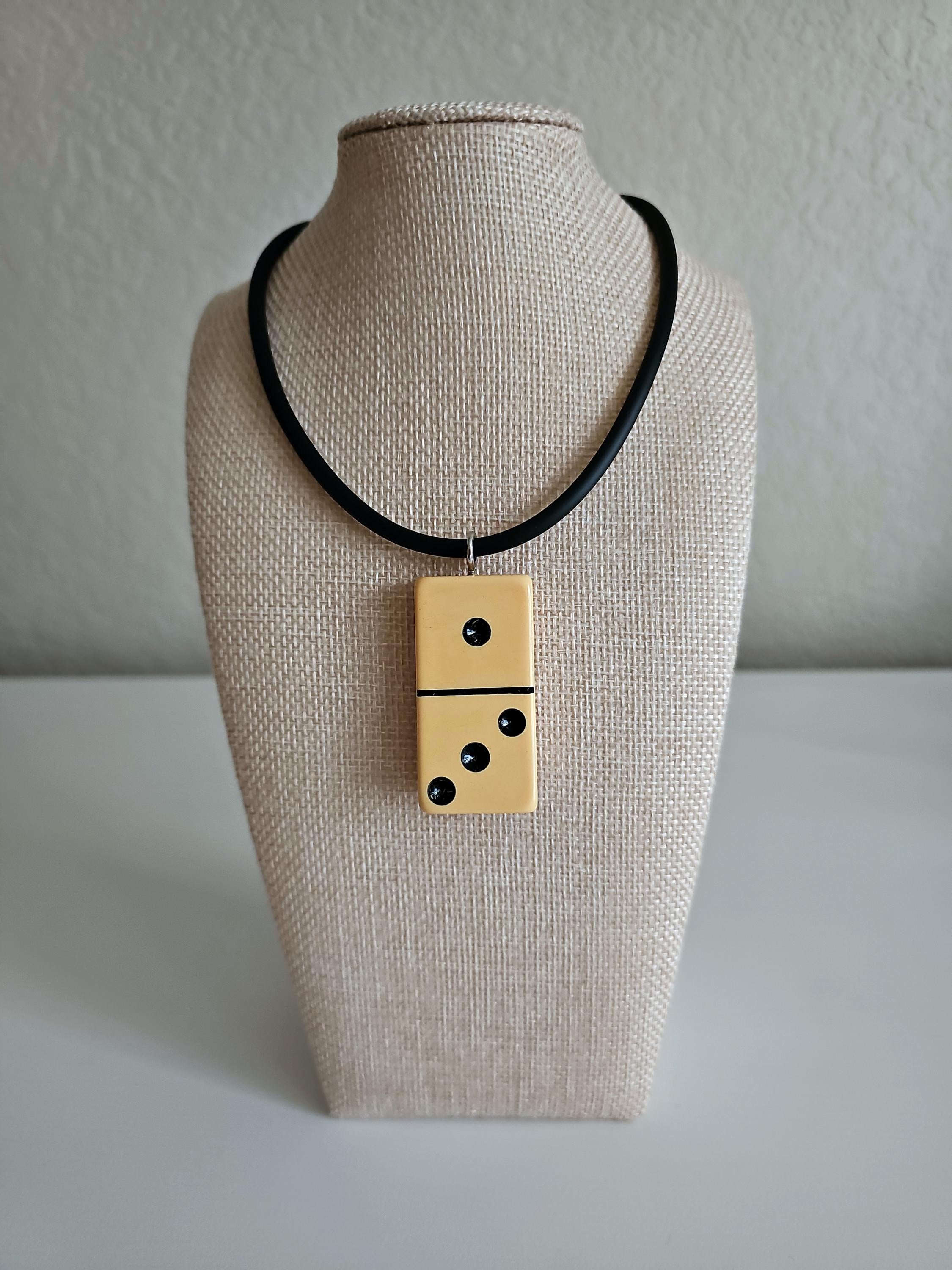 Series 4: Vintage Puremco Domino Necklace, 1960s, Number 10 of 28