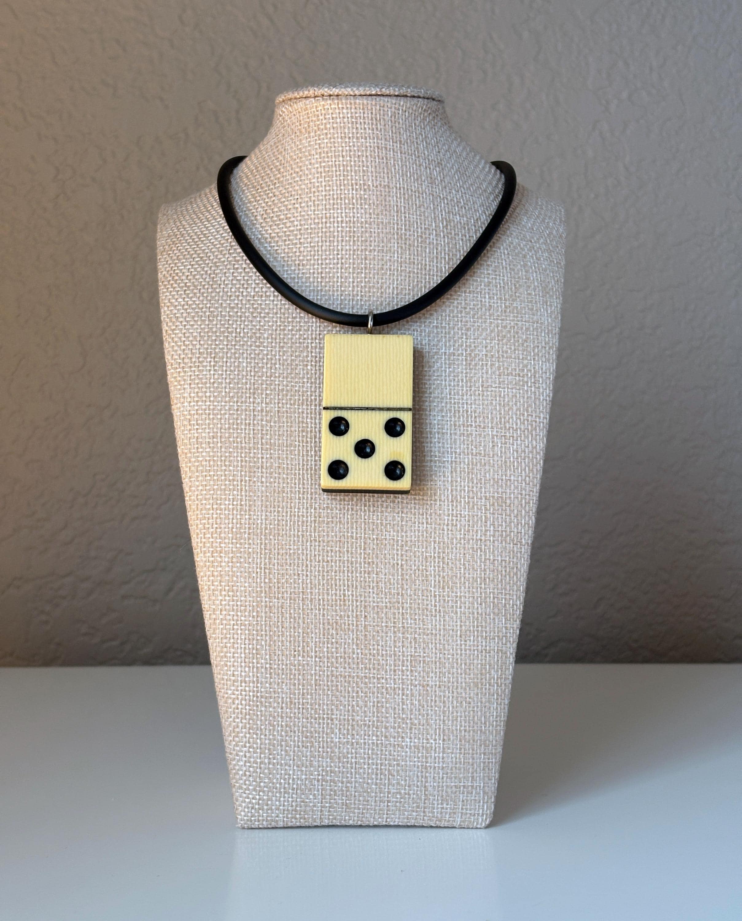 Series 7: Vintage Elkloid Domino Necklace, 1930s, Number 6 of 28