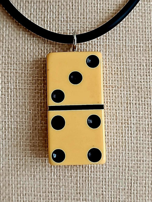Series 1: Vintage Puremco Domino Necklace, 1950s, Number 20 of 28