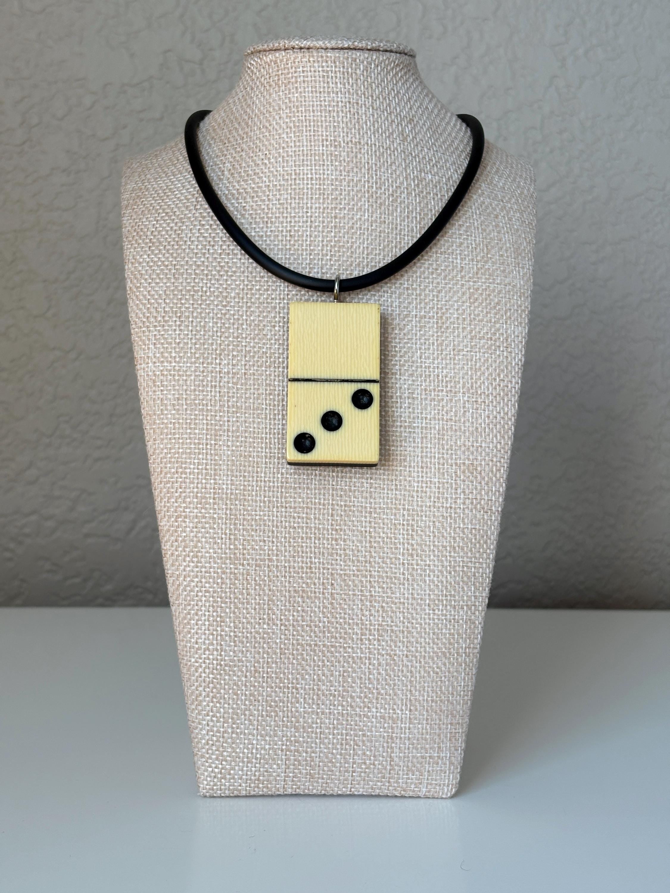 Series 7: Vintage Elkloid Domino Necklace, Number 4 of 28