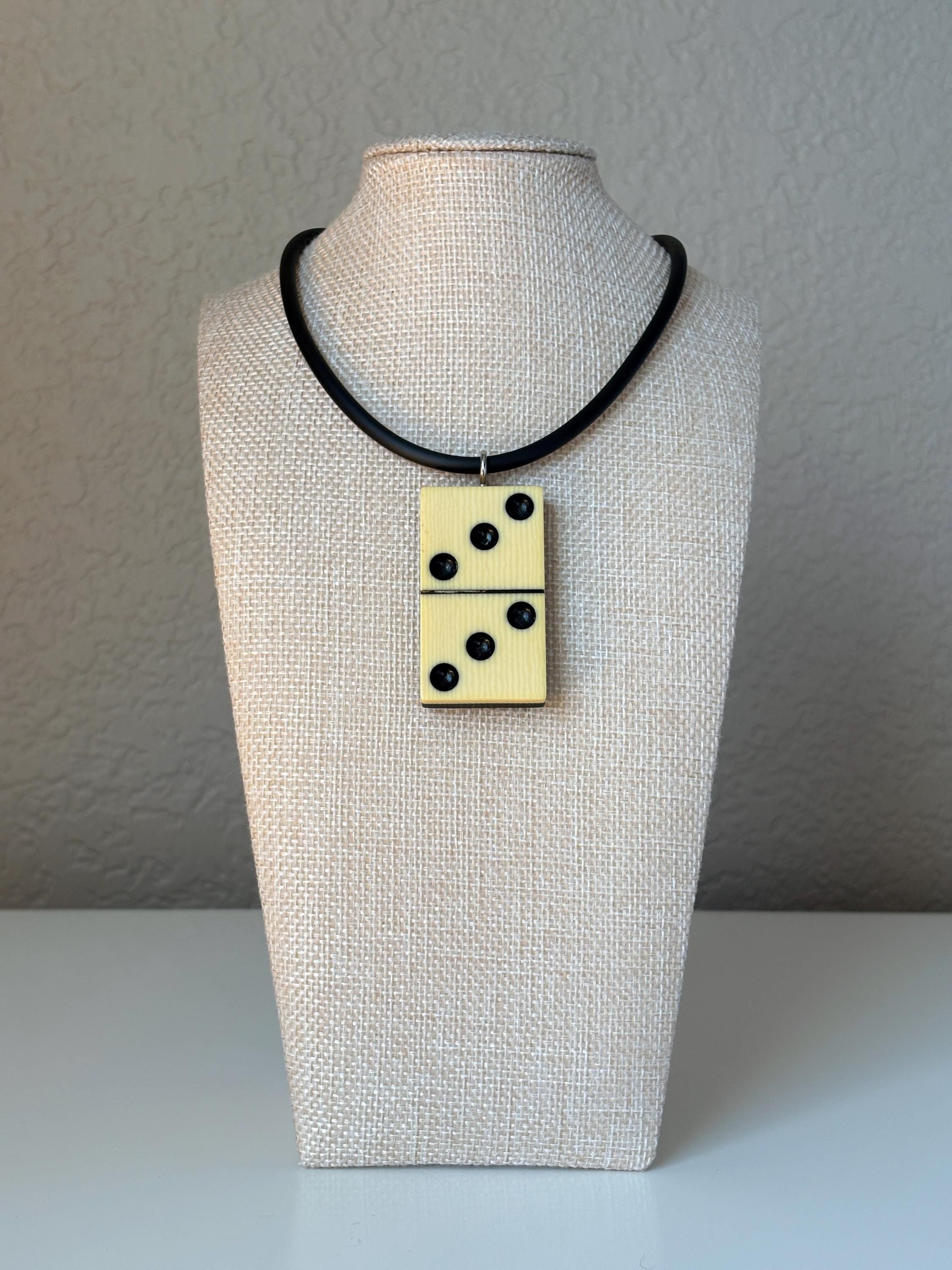 Series 7: Vintage Elkloid Domino Necklace, Number 19 of 28