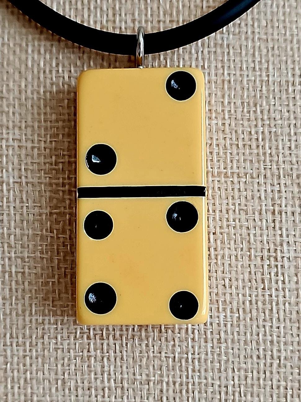 Series 1: Vintage Puremco Domino Necklace, 1950s, Number 16 of 28