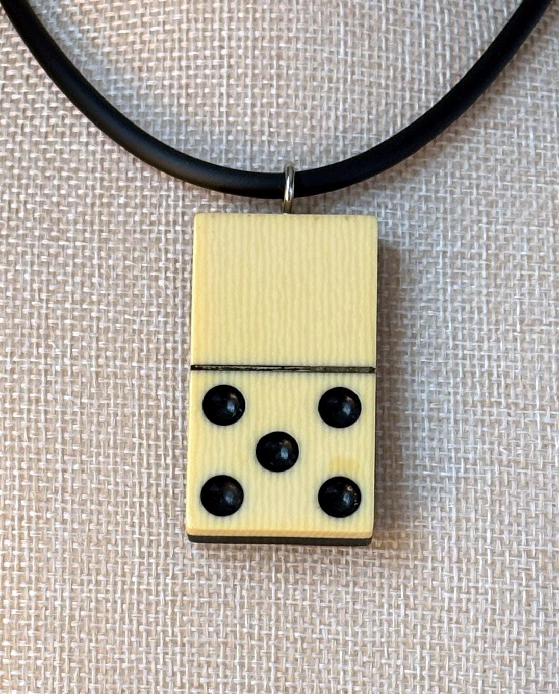 Series 7: Vintage Elkloid Domino Necklace, 1930s, Number 6 of 28