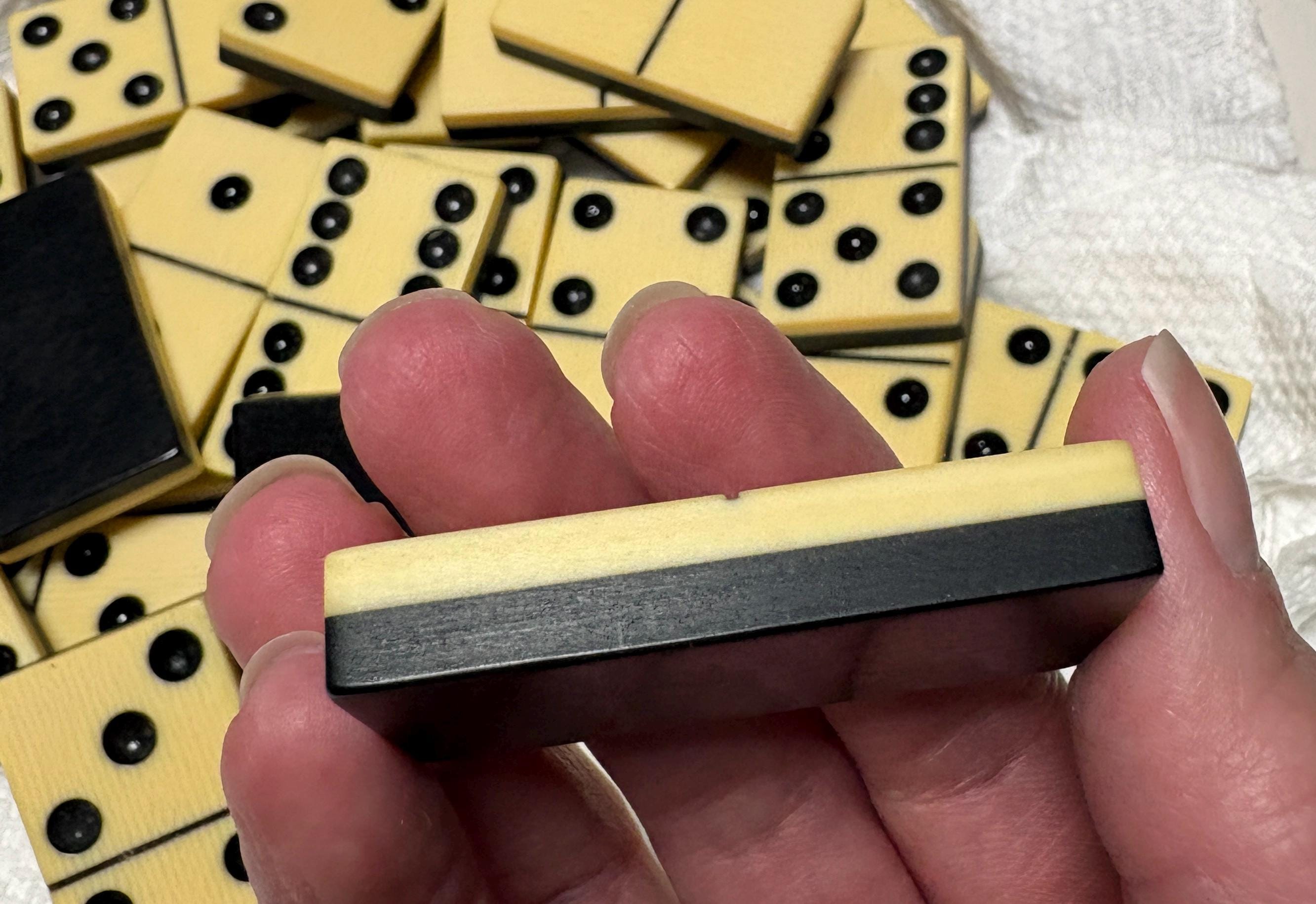 Series 7: Vintage Elkloid Domino Necklace, Number 19 of 28