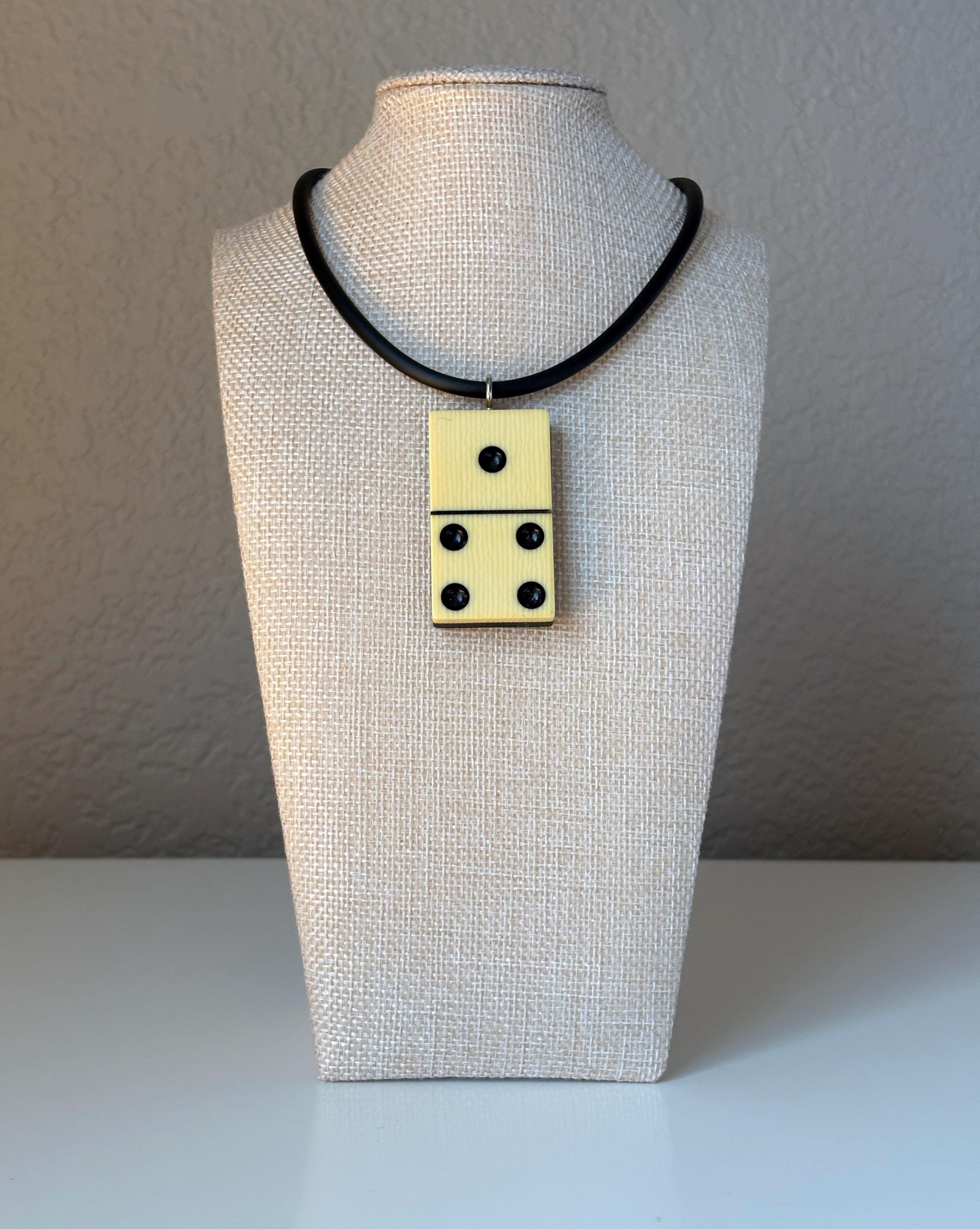 Series 7: Vintage Elkloid Domino Necklace, 1930s, Number 11 of 28