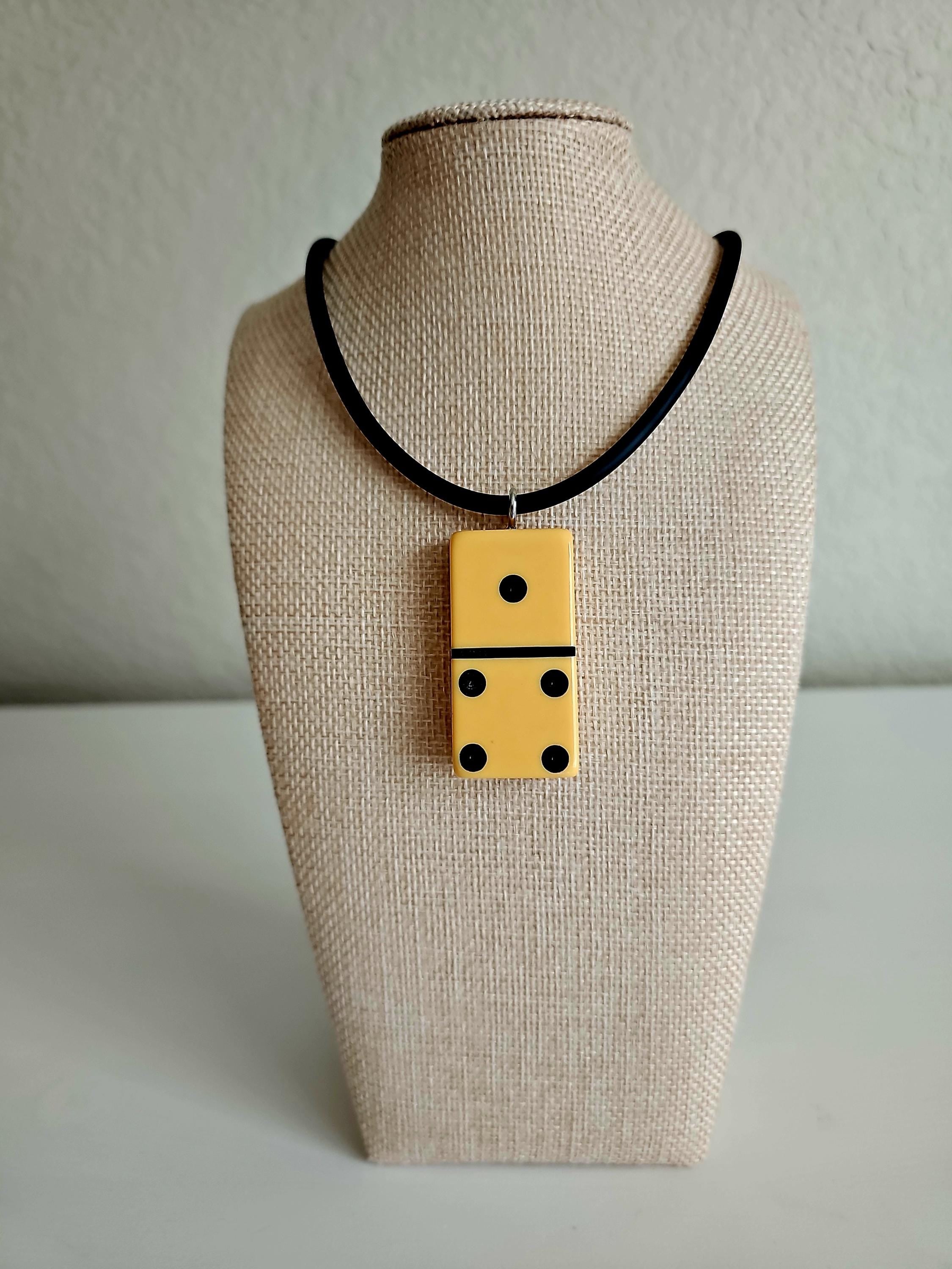 Series 1: Vintage Puremco Domino Necklace, 1950s, Number 11 of 28