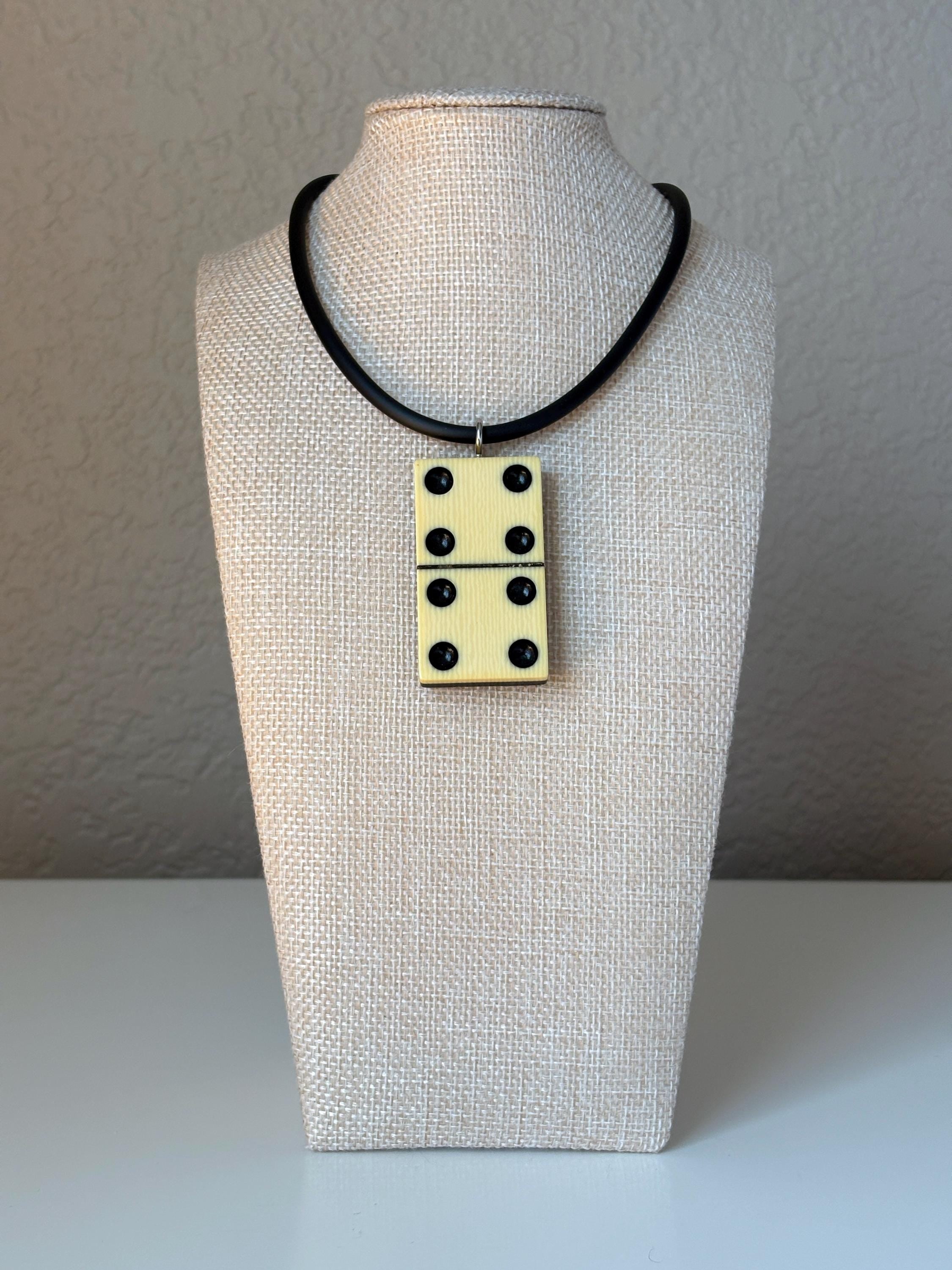 Series 7: Vintage Elkloid Domino Necklace, 1930s, Number 23 of 28