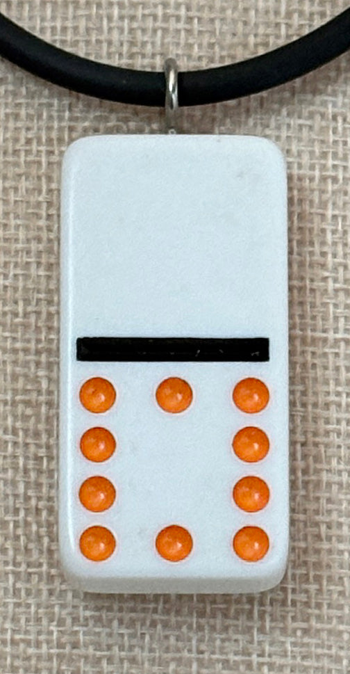 Series 14: Vintage 1990s Domino as Pendant Necklace, Number 5 of 39
