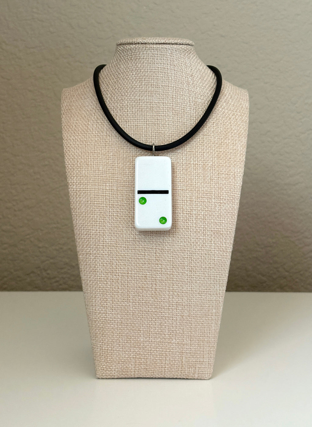 Series 14: Vintage 1990s Domino as Pendant Necklace, Number 1 of 39