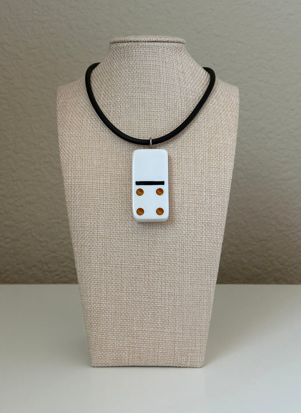 Series 14: Vintage 1990s Domino as Pendant Necklace, Number 2 of 39