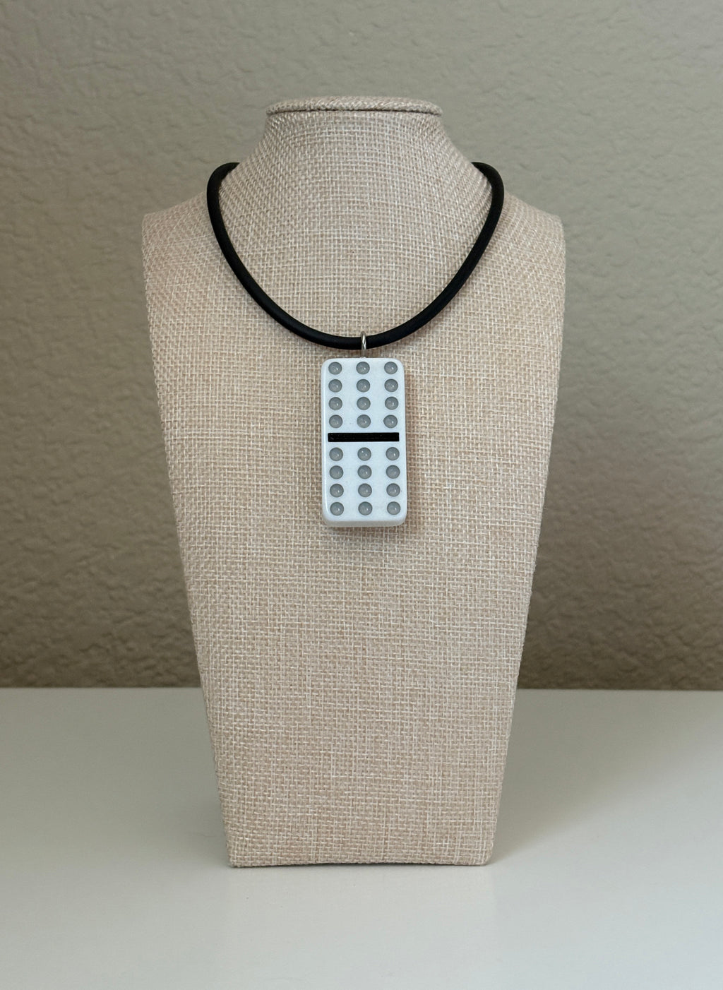 Series 14: Vintage 1990s Domino as Pendant Necklace, Number 39 of 39