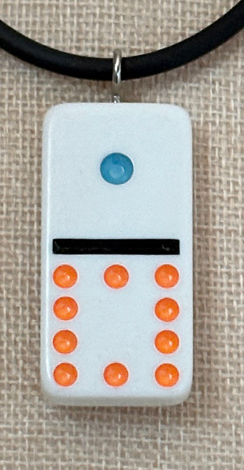 Series 14: Vintage 1990s Domino as Pendant Necklace, Number 12 of 39