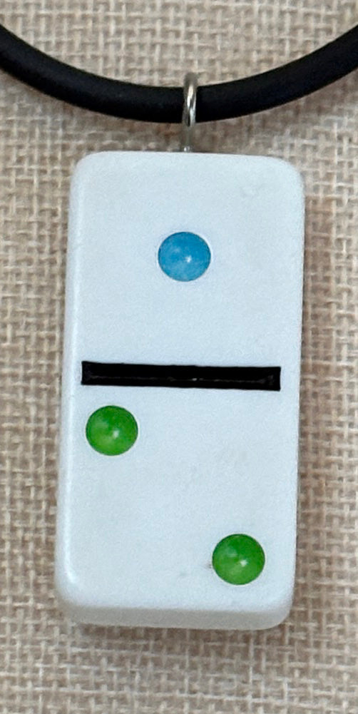 Series 14: Vintage 1990s Domino as Pendant Necklace, Number 6 of 39