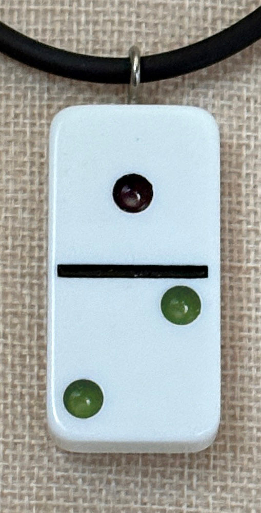 Series 14: Vintage 1990s Domino as Pendant Necklace, Number 7 of 39