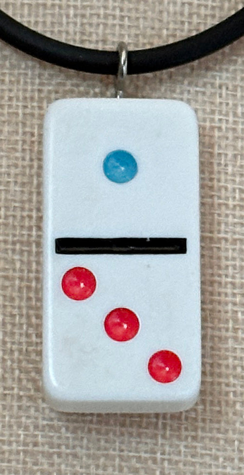 Series 14: Vintage 1990s Domino as Pendant Necklace, Number 8 of 39
